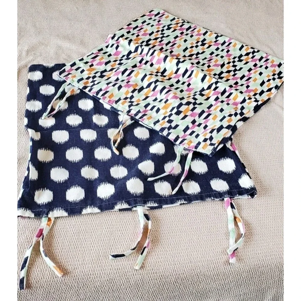 Ikea Sommar 2017 Pillow Covers 26x26 Euro Sham Covers Colorful Ties Set Of 2